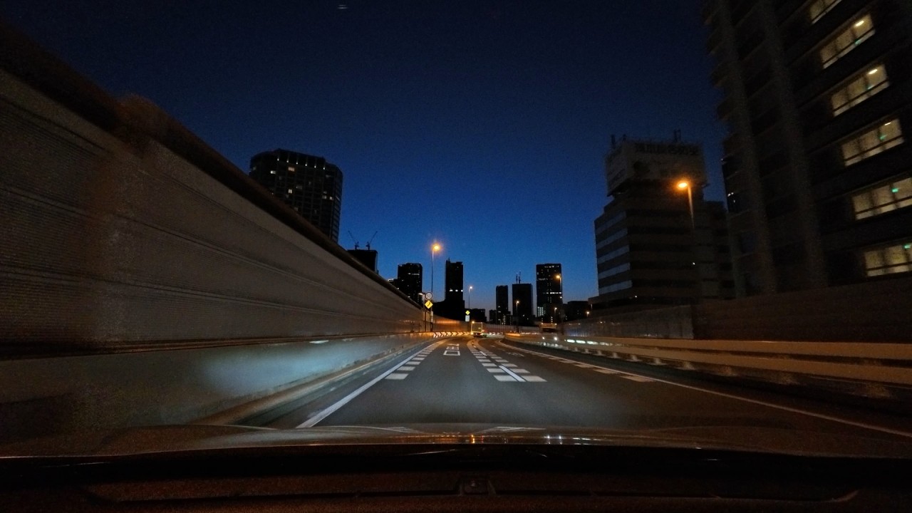 [2026.3.1 Dawn]芝浦PA - 辰巳PA / Shibaura Parking area - Tatsumi Parking area