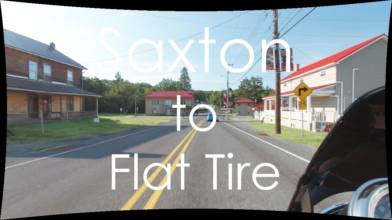 Scenic Motorcycle Ride | Pennsylvania Ramble Episode 21 (Saxton, PA to Flat Tire)