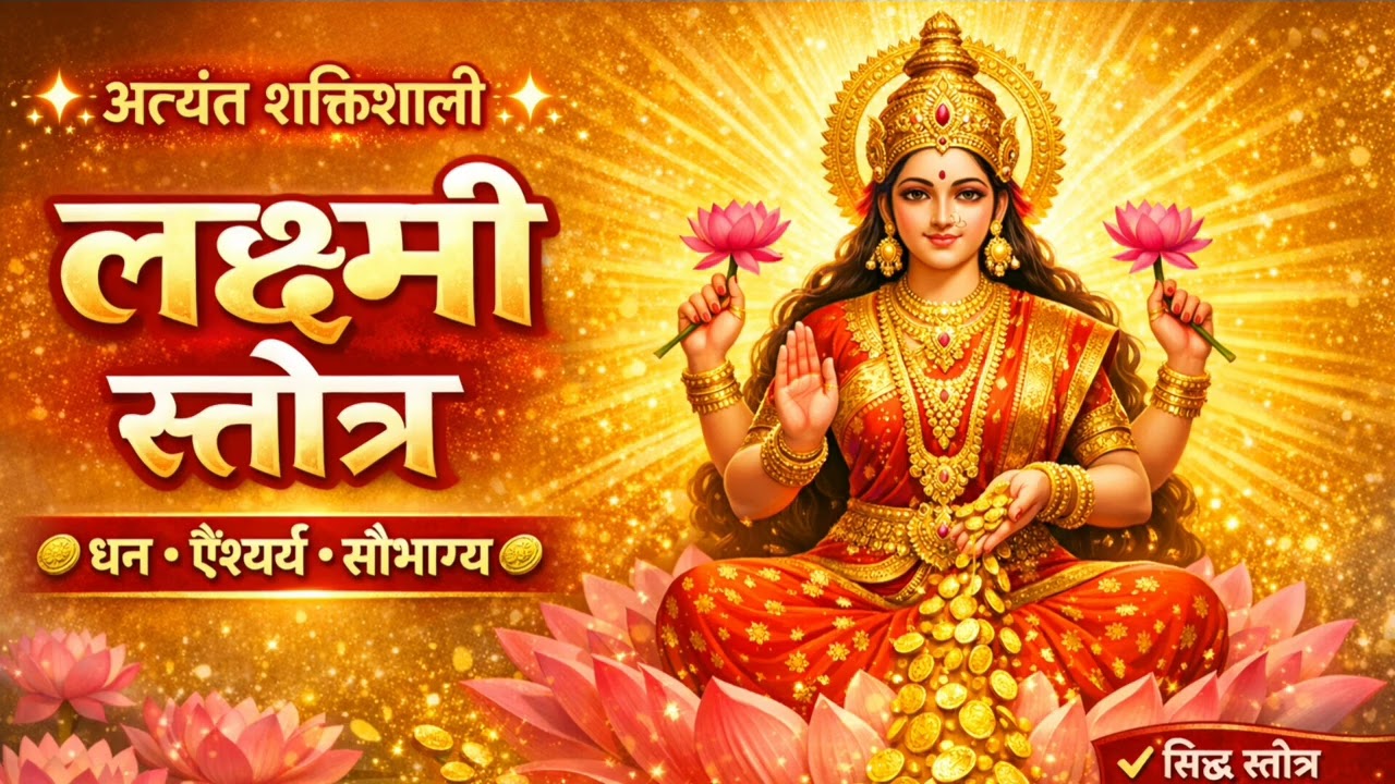 अत्यंत शक्तिशाली लक्ष्मी स्तोत्र इन्द्रकृत श्री लक्ष्मी स्तोत्र धन,ऐश्वर्य और सौभाग्य प्राप्ति केलिए