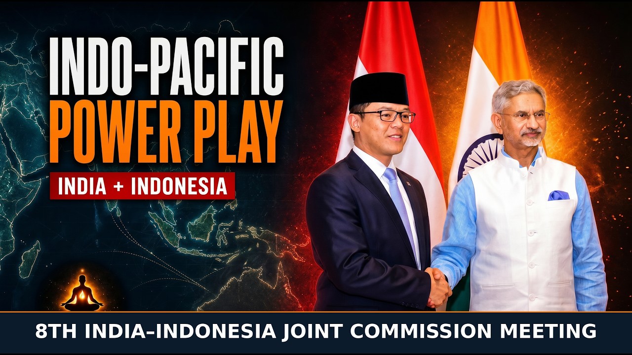 India &times; Indonesia: The Indo-Pacific Power Play | 8th Joint Commission Meeting Explained