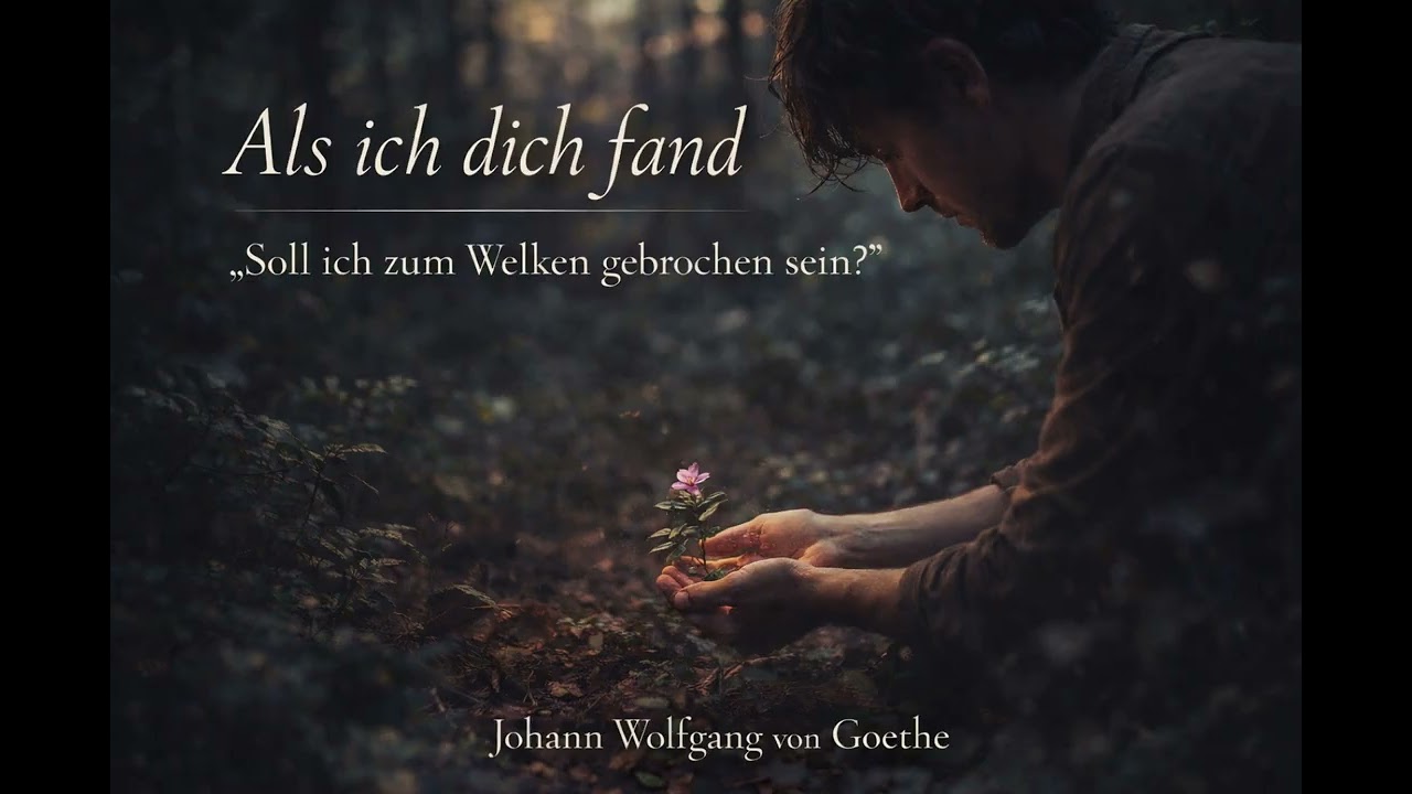 Das schönste Liebesgedicht von Goethe als Rocksong 🌿😭