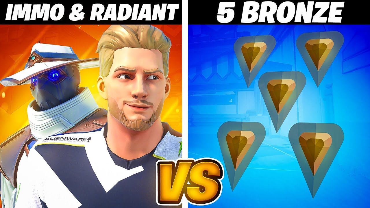@rAx1337 & Harmii vs 5 Bronze Spieler (Unm&ouml;gliche VALORANT Challenge)
