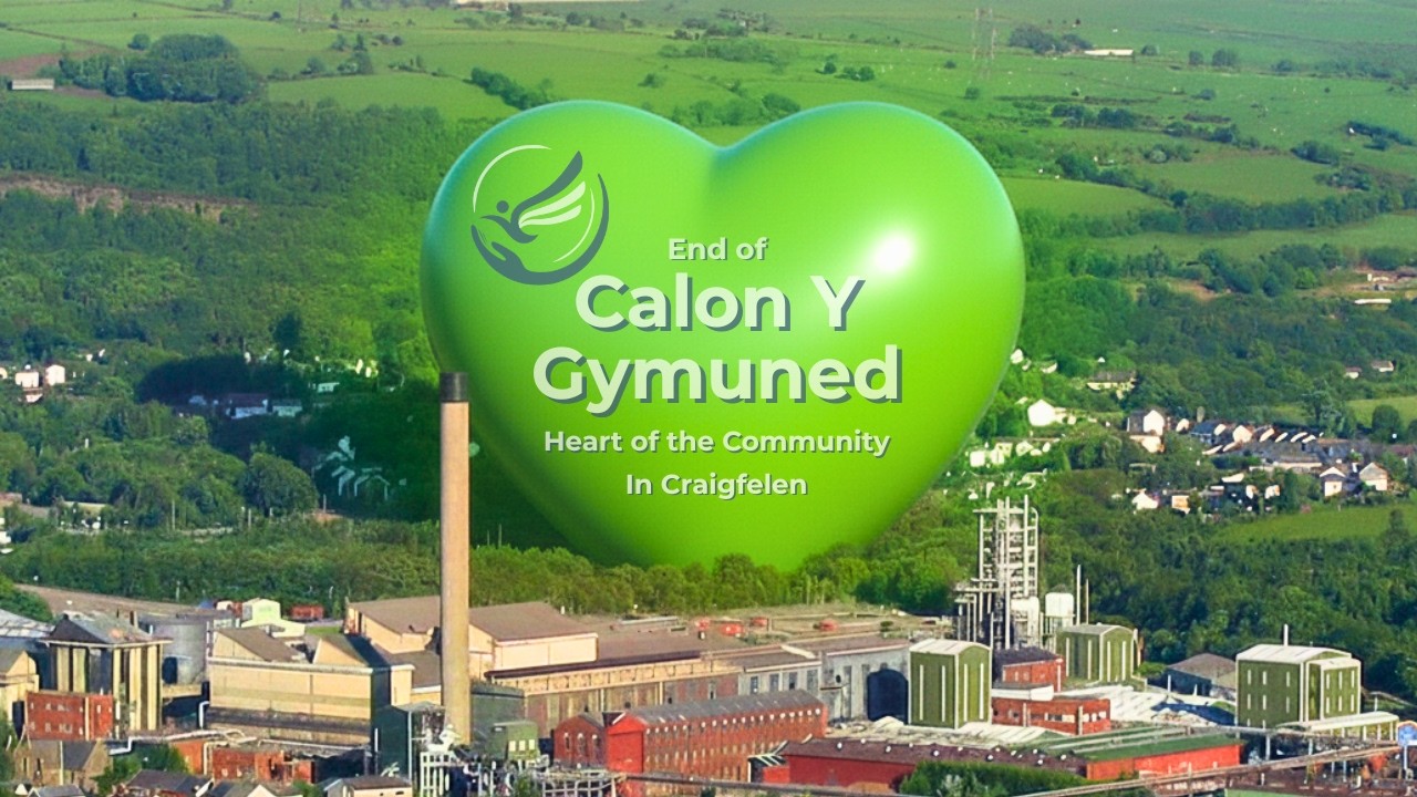 End of Calon Y Gymuned in Craigfelen