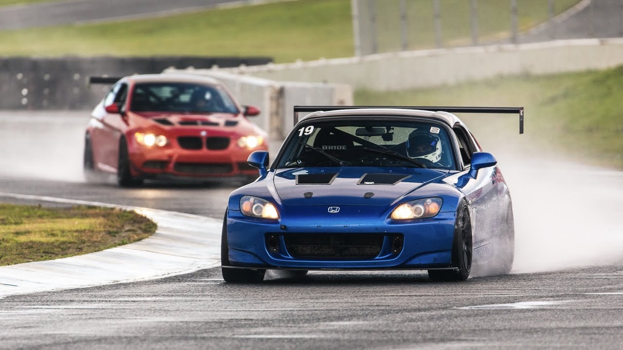 POV: You’re on a Wet Track With Slick Tires