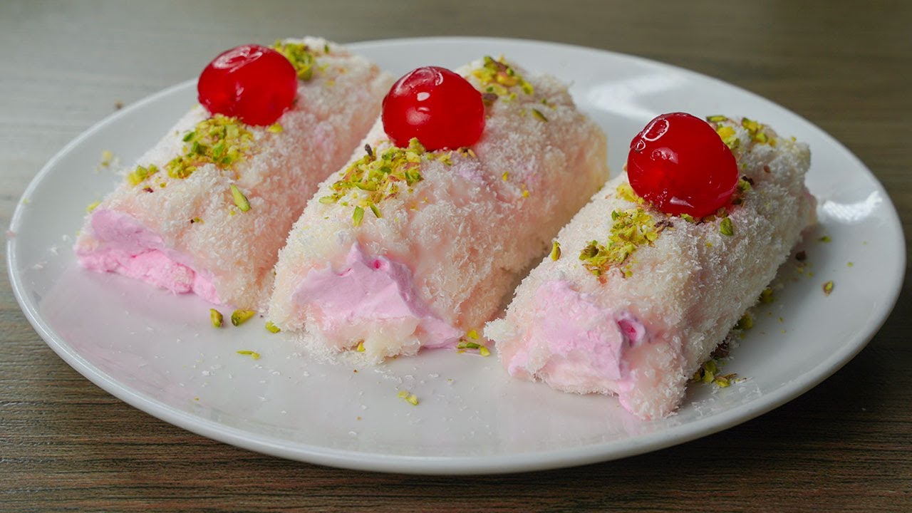 Turkish Rolls | Sultan Lokumu Rolls | Quick & Easy Milk Dessert Recipe