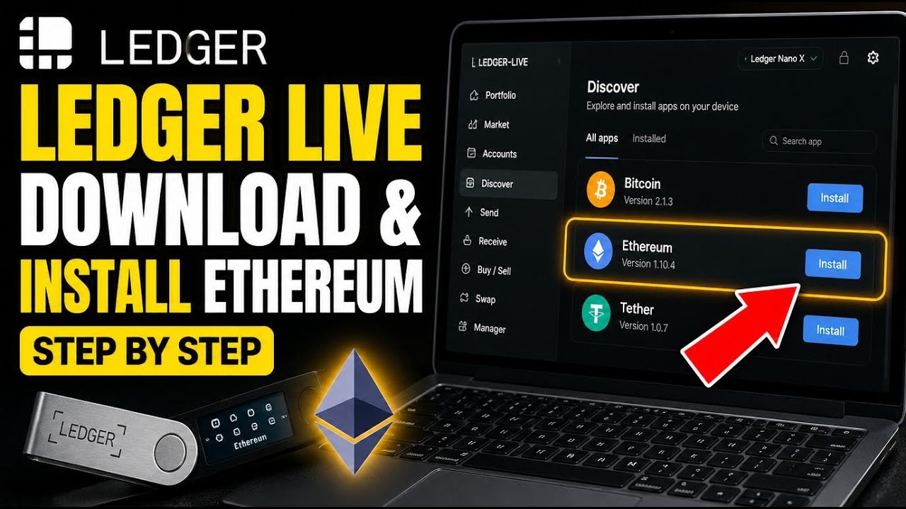 Как скачать Ledger Live и установить приложение Ethereum &mdash; пошаговое руководство