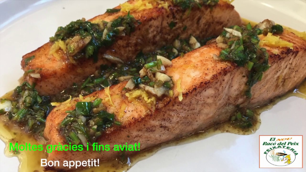 Salmó amb Mantega i Limona- Recepta💯🔝 🐠🐟- Peix Fresc- El Nou Racó del Peix-Com Cuinar Salmó | 🐠