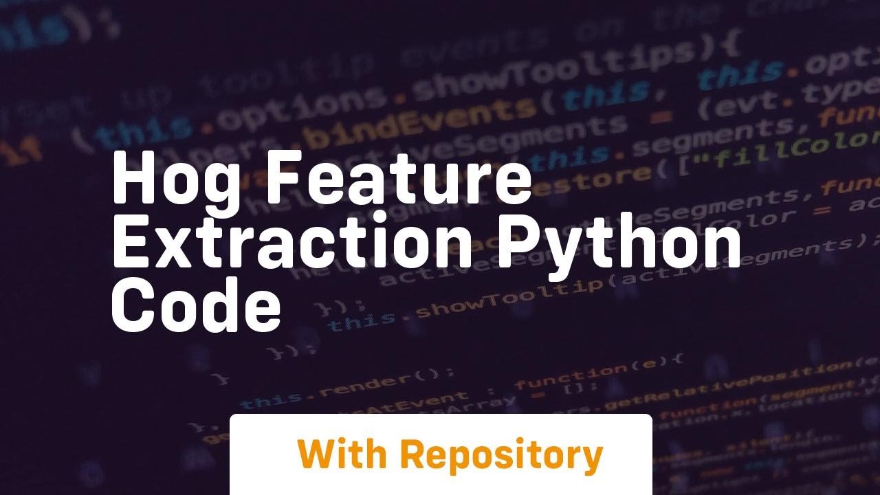hog feature extraction python code