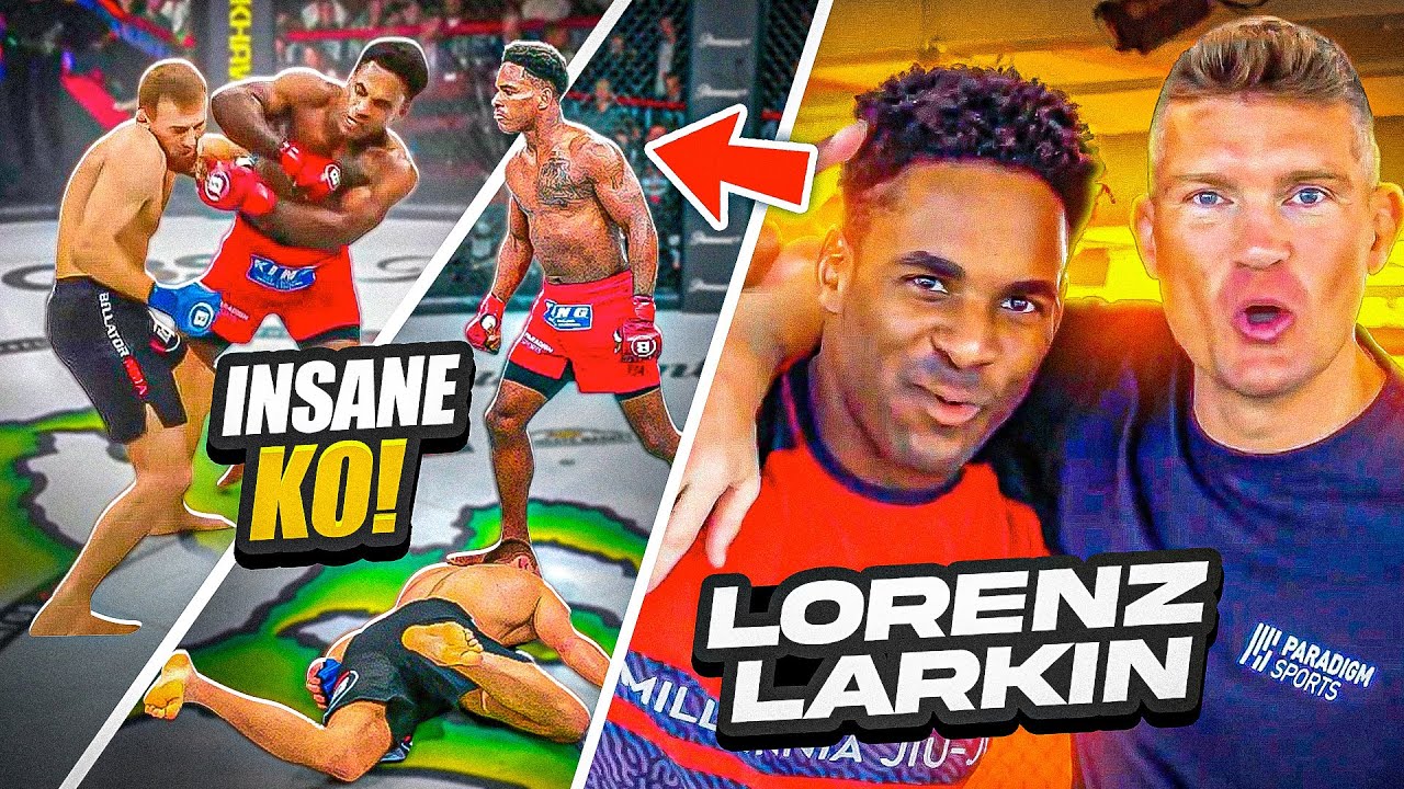 Breaking Down One Of MMA's CRAZIEST KO's!! With Lorenz Larkin