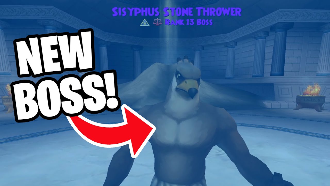 Wizard101: NEW AQUILA QUEST - Sisyphus Boss