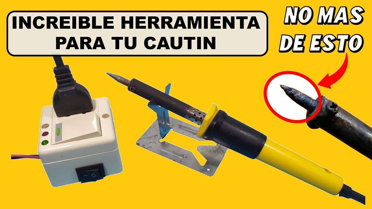 Ahora tu Cautin Durara Varios Años con esta Sencilla Herramienta echa en casa.