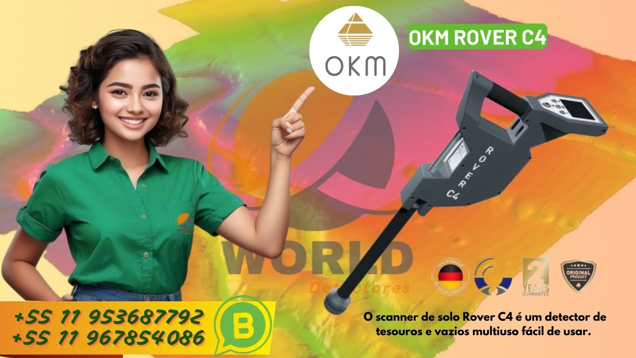 OKM Rover C4 ⚙️ 3D Ground Scan TUTORIAL: Como detectar objetos enterrados + dica 🔍 especial