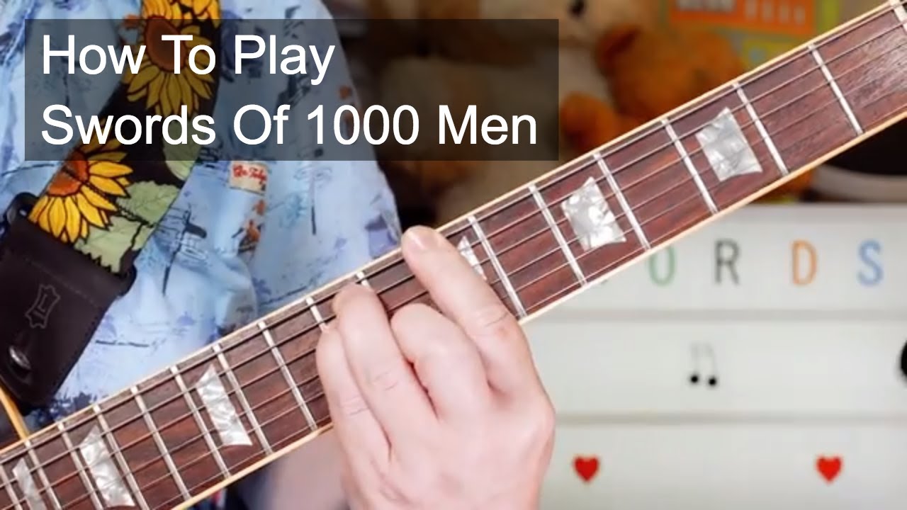 'Swords Of 1000 Men' Tenpole Tudor Guitar Lesson