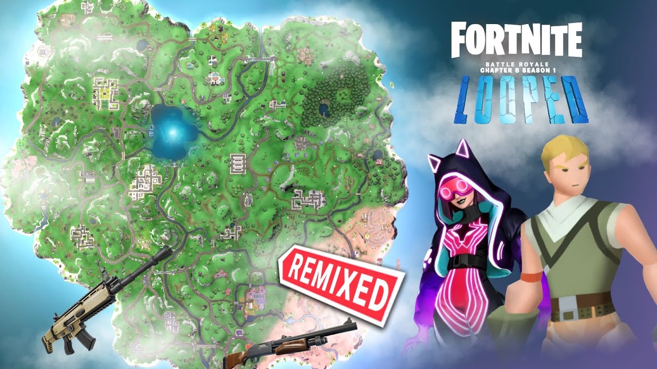 Fortnite chapter 5 season 1 Looped Map Concept (alternative)