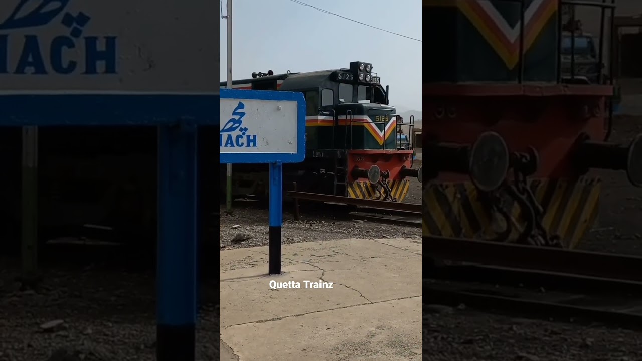 Mach station Banker loco Motive #pakistanrailways #diesellocomotive #machstation#quetta