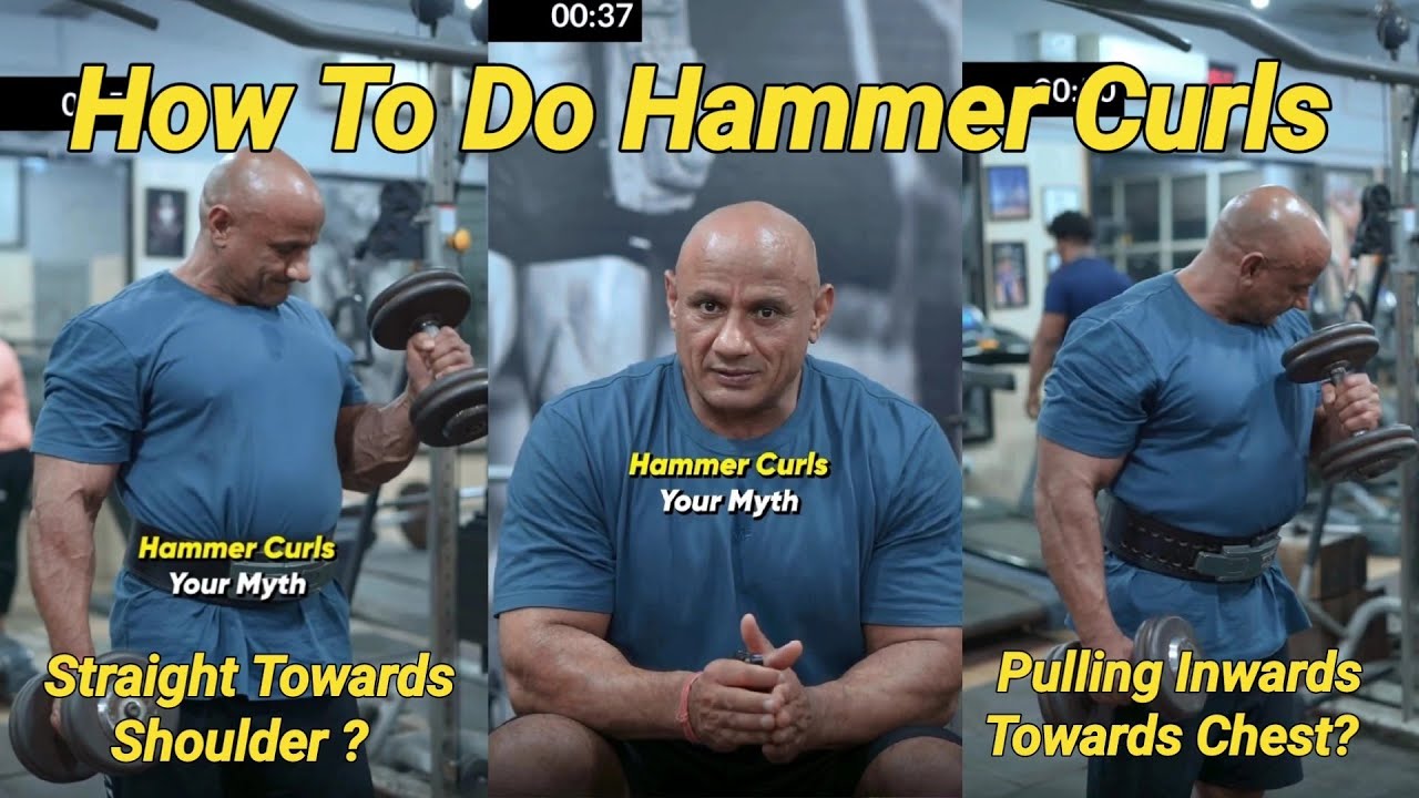 How To Do Hammer Curls | Mukesh Gahlot #youtubevideos