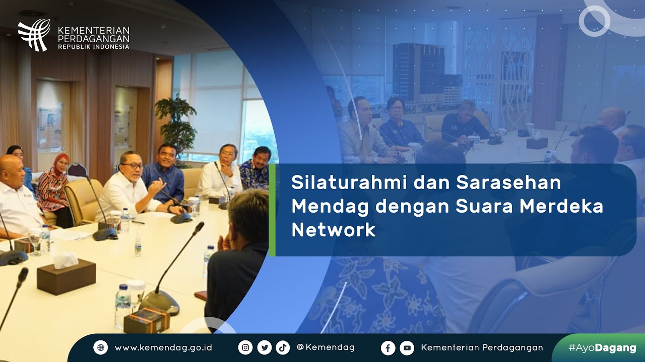 Silaturahmi dan Sarasehan Mendag dengan Suara Merdeka Network