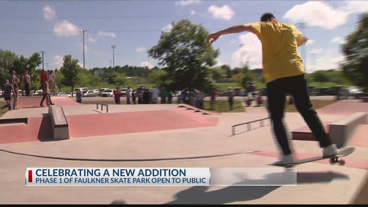 New skate park opens at Faulkner Park