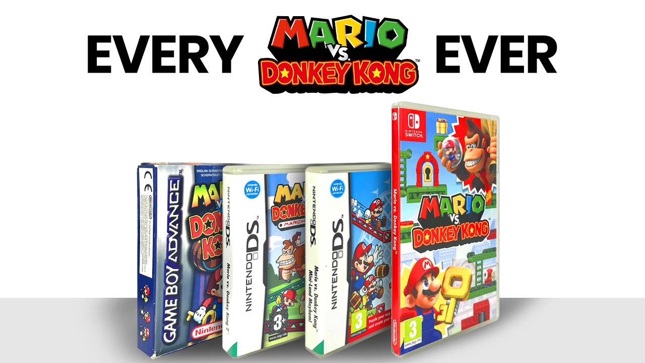 Unboxing Every Mario vs Donkey Kong Game Ever (2004-2026)