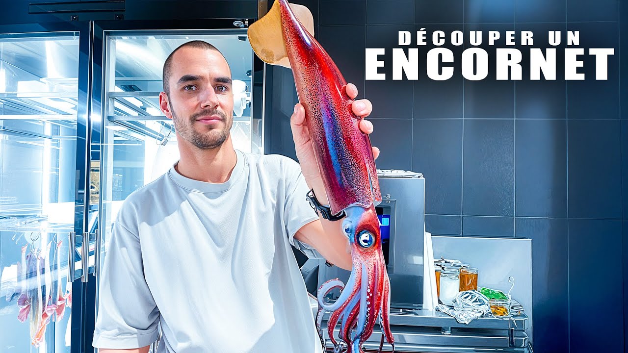 Je découpe un calamar