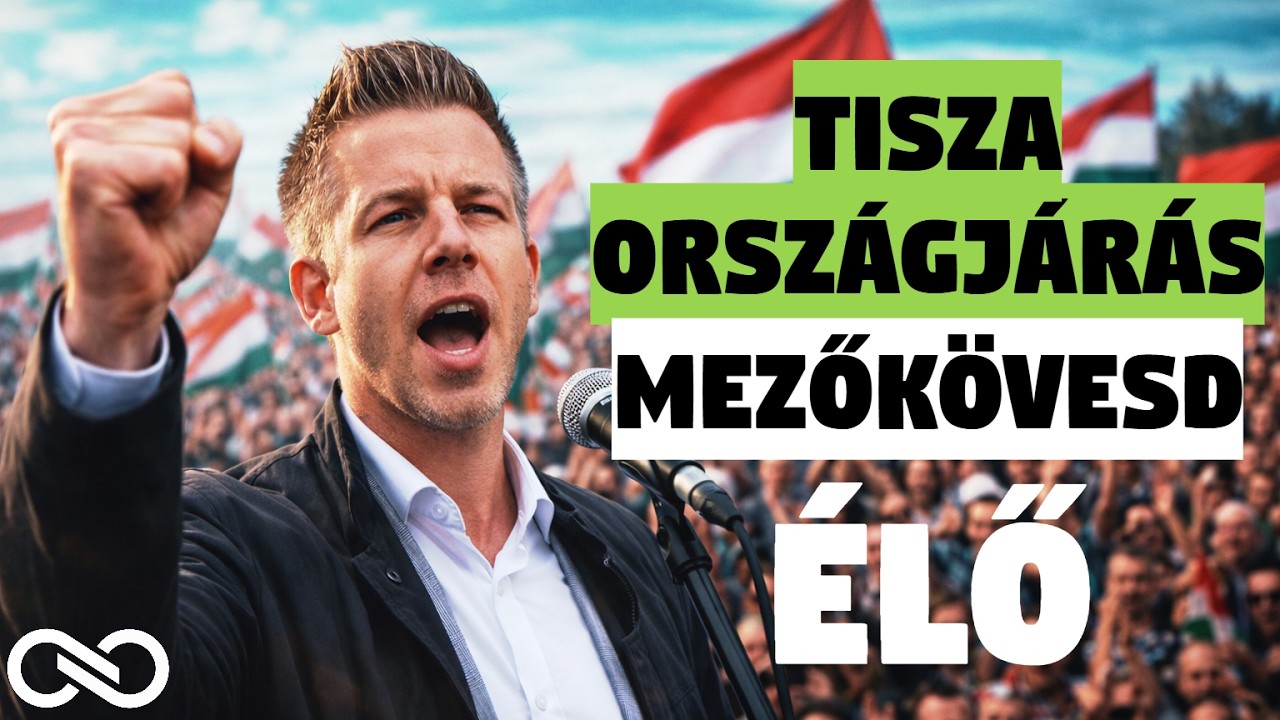 TISZA Párt országjárás MEZŐKÖVESD - ÉLŐ KÖZVETÍTÉS #tiszapárt #magyarpeter