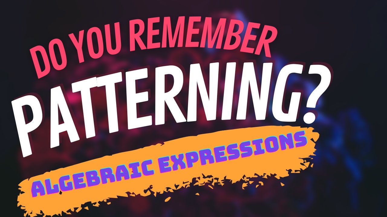 DO YOU REMEMBER How to Solve an Algebraic Expression? - Quick and Easy!