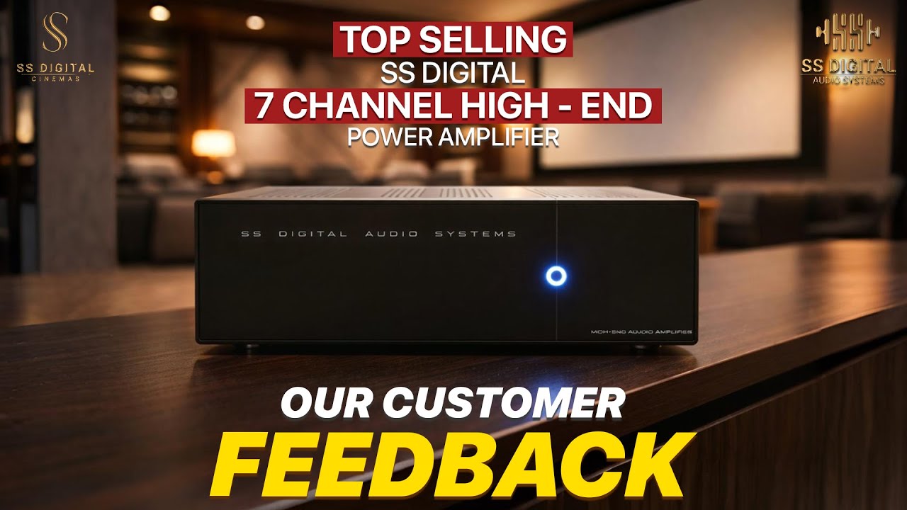 Our Customer Shares His Experience with SS Digital 7-Channel High end Power Amplifier😊👌