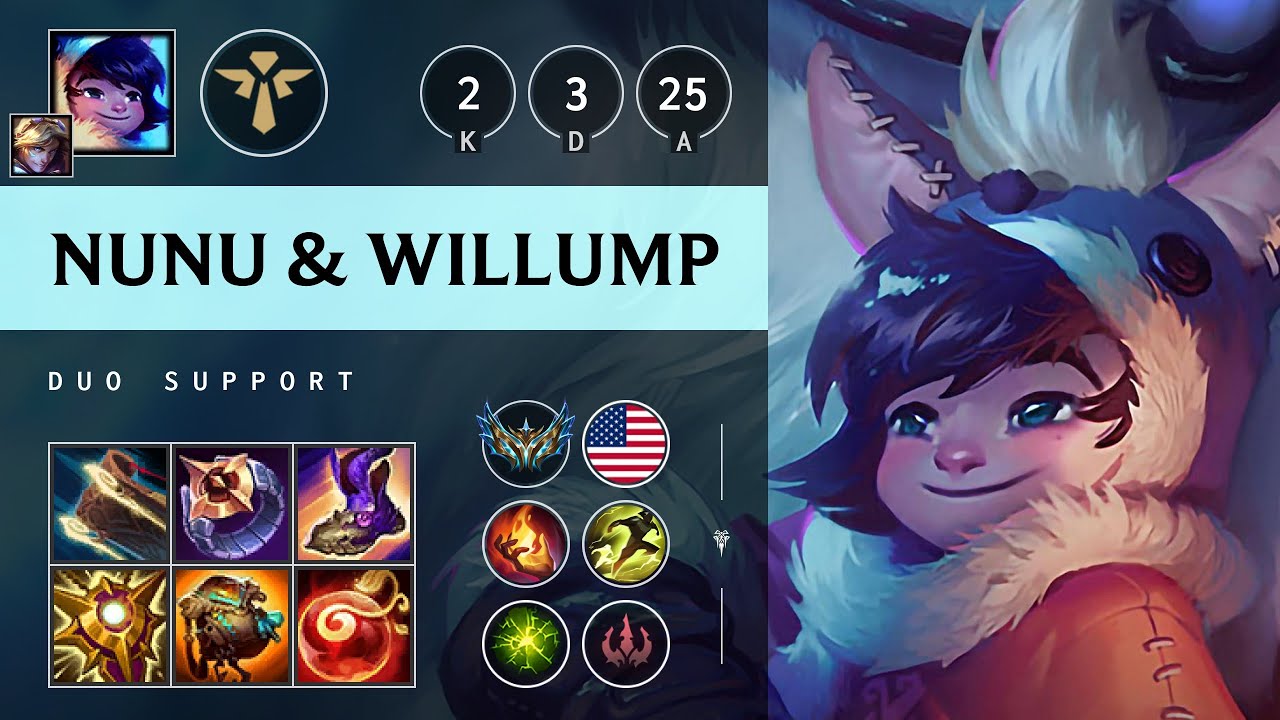 Nunu & Willump Support vs Karma - NA Challenger Patch 25.S1.2