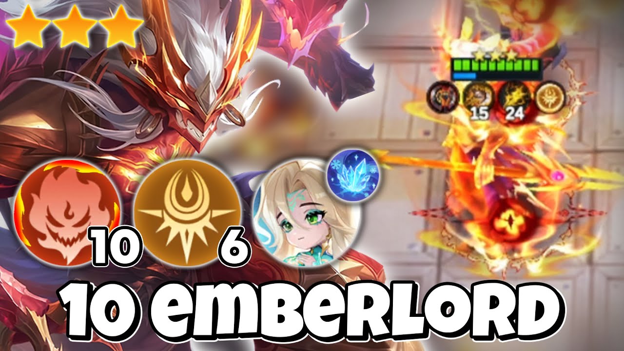 COMBO RUSAK MOSKOV B3 10 EMBERLORD 6 DAWNBRINGER!! NYAWA ADA DUA + SAKIT WOI!! MAGIC CHESS GO GO