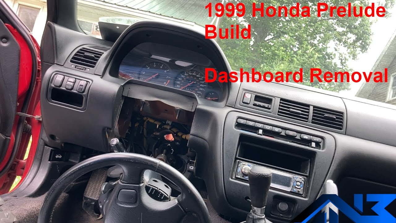 1999 Honda Prelude Build: E2 How to remove Dashboard