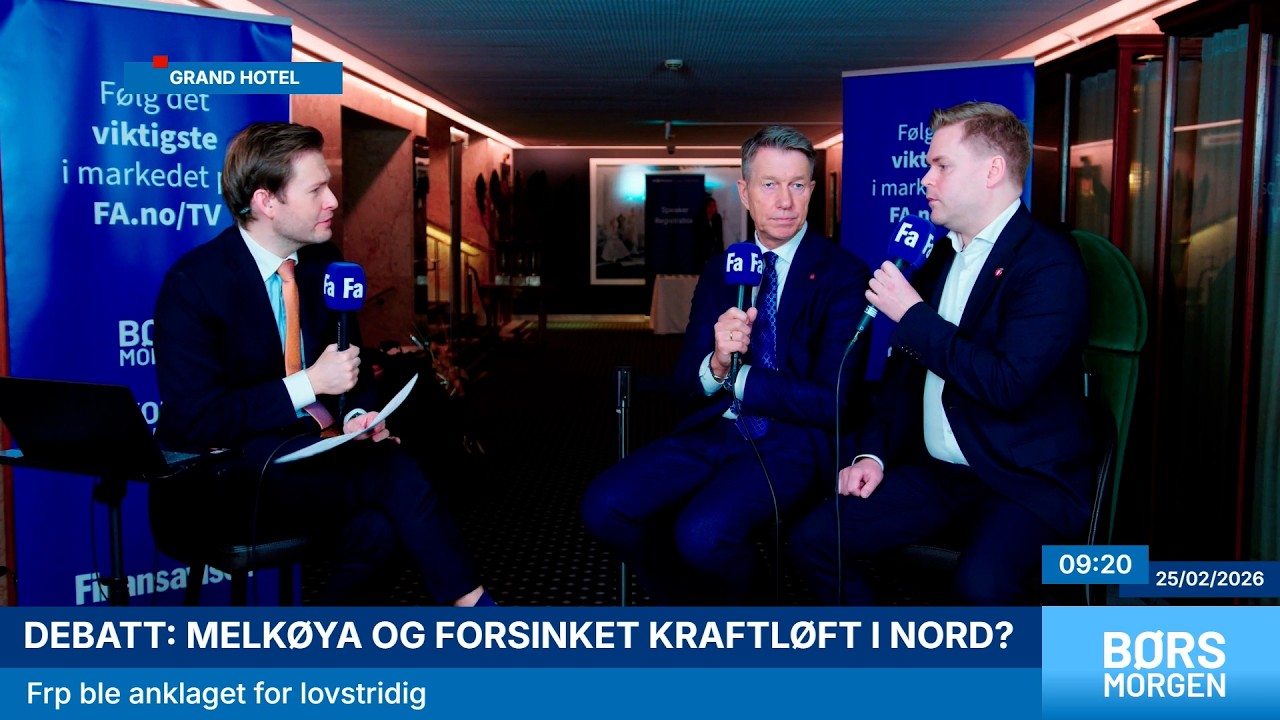 Frp og energiministeren barker sammen: - Det kommer til å bli nok kraft til Melkøya og ubåter