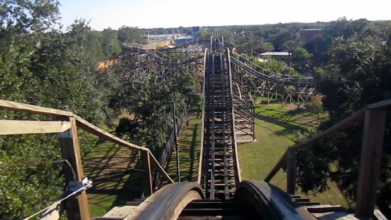 Coastersaurus front seat on-ride HD POV Legoland Florida