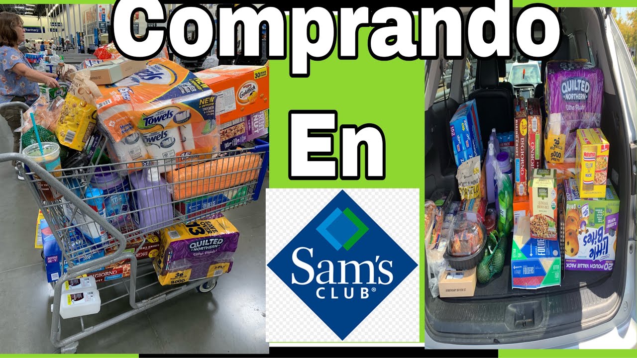 Compra conmigo la despensa para la casa 🏠 en SAM’s Club