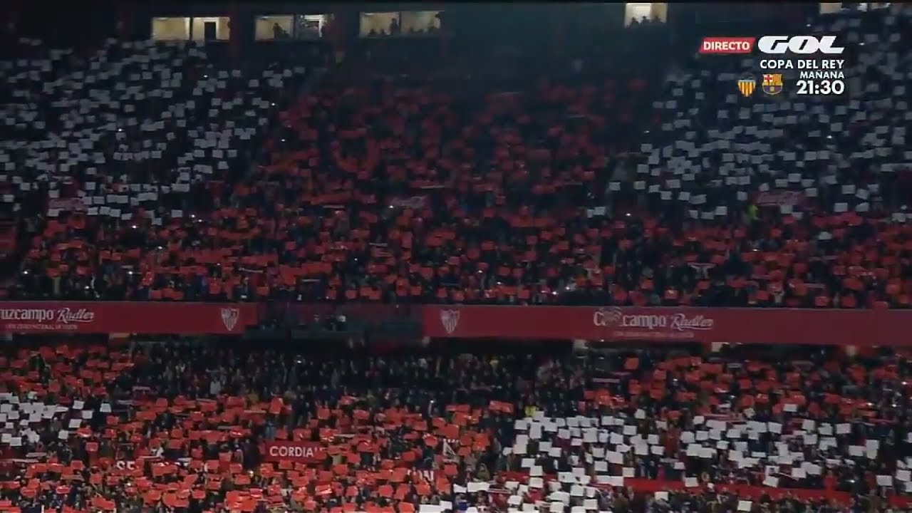 Himno y Celebración. Sevilla FC - CD Leganés | Semifinal Copa 2018