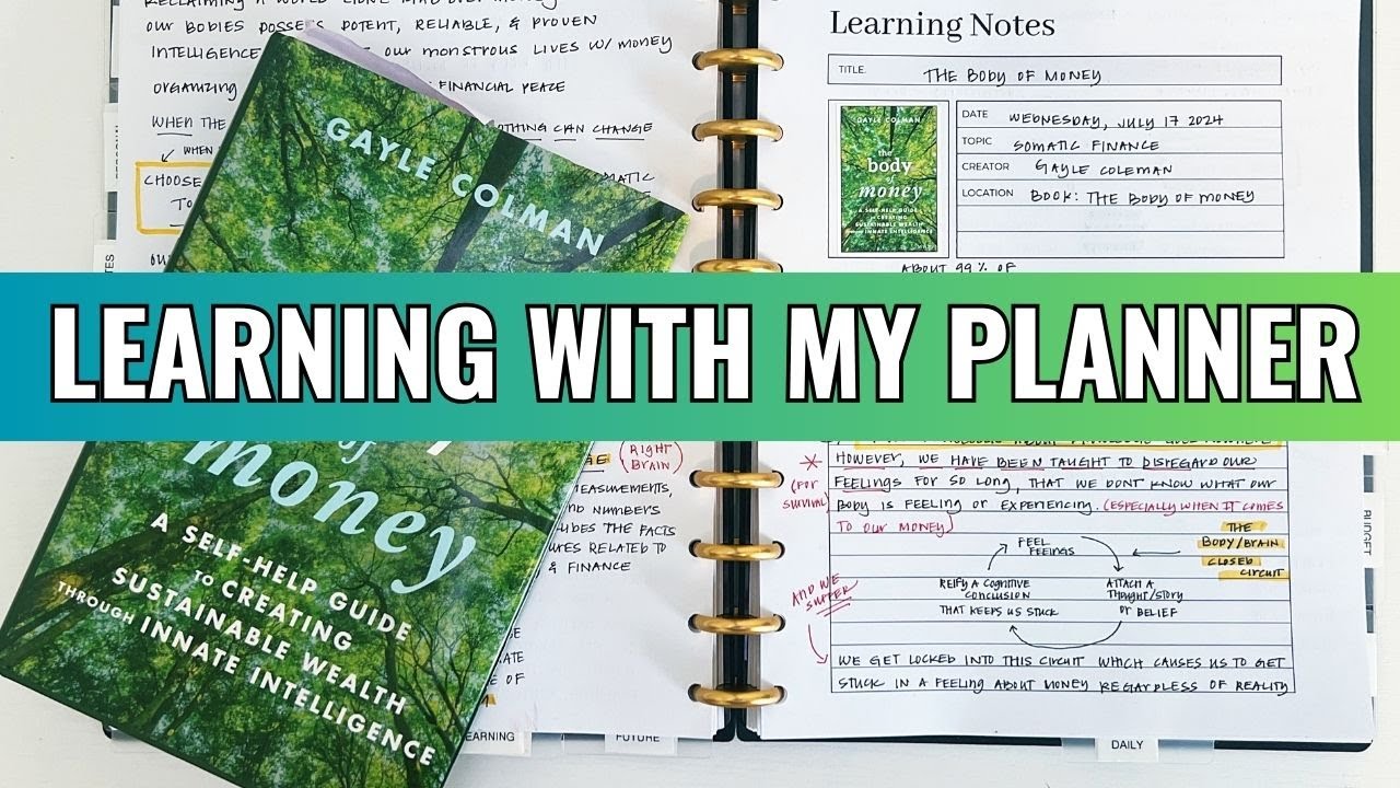 Using My Planner To Learn New Things #learninginmyplanner