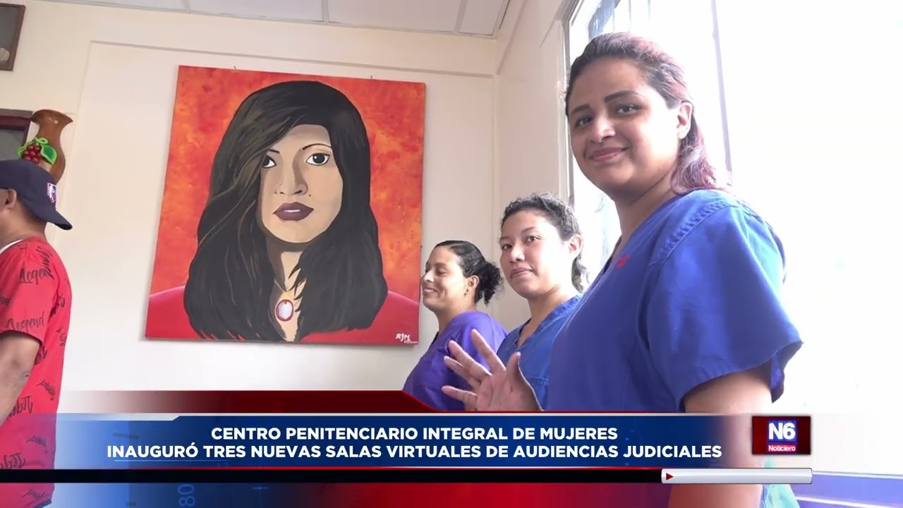 Centro penitenciario integral de mujeres inaugura tres salas virtuales de audiencias judiciales.