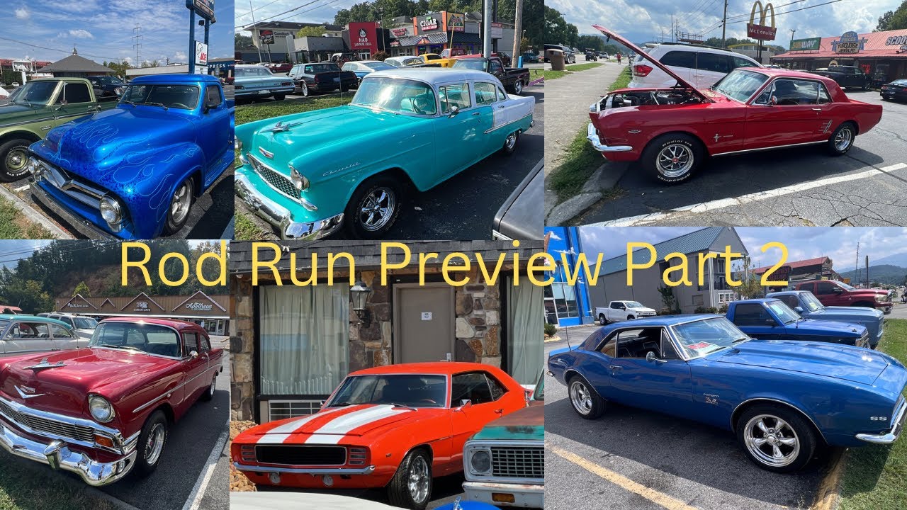 Pigeon Forge Fall Rod Run, Pigeon Forge TN  Part 2 -Classics, Vintage, Classic Trucks, Muscle Cars
