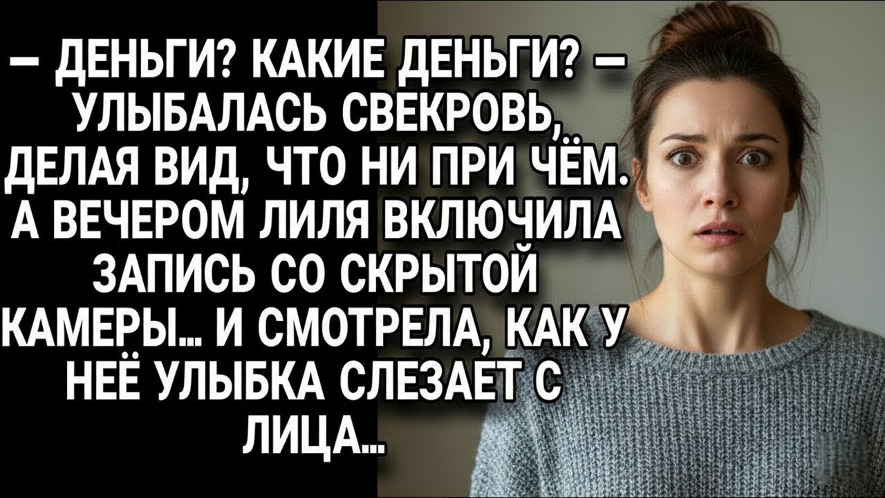 Свекровь врала про деньги невестки, но скрытая запись показала правду — и ей стало не до смеха...