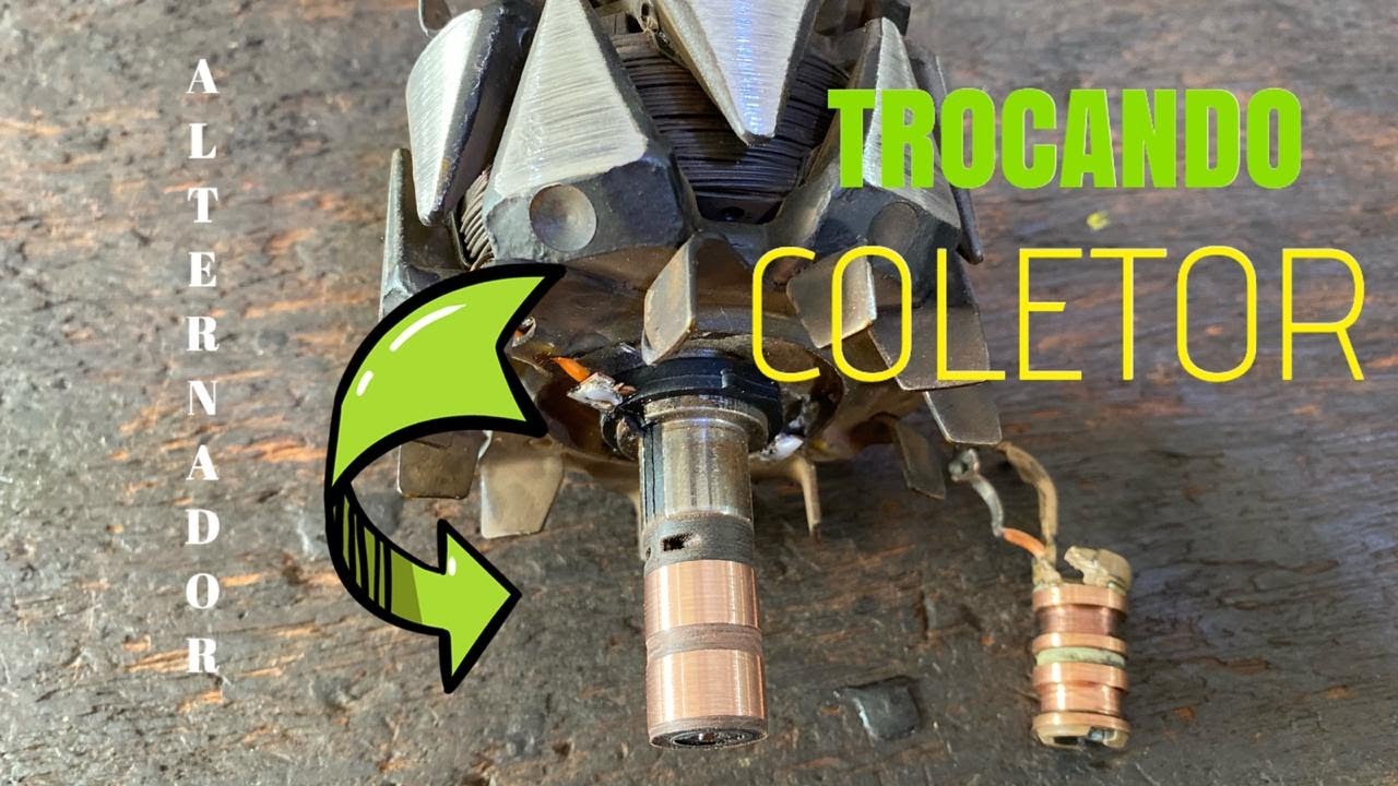 Como Trocar Anel Coletor do Rotor alternador do Gol G5 - G4 - G3 - G2 - G6