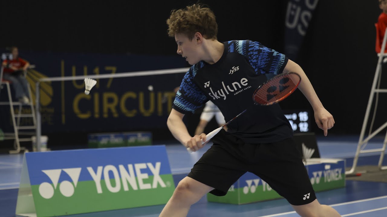 Badminton Austrian U17 Open 2024 BS U17 Aapo Puhakka vs Eliano Hall Badminton Match