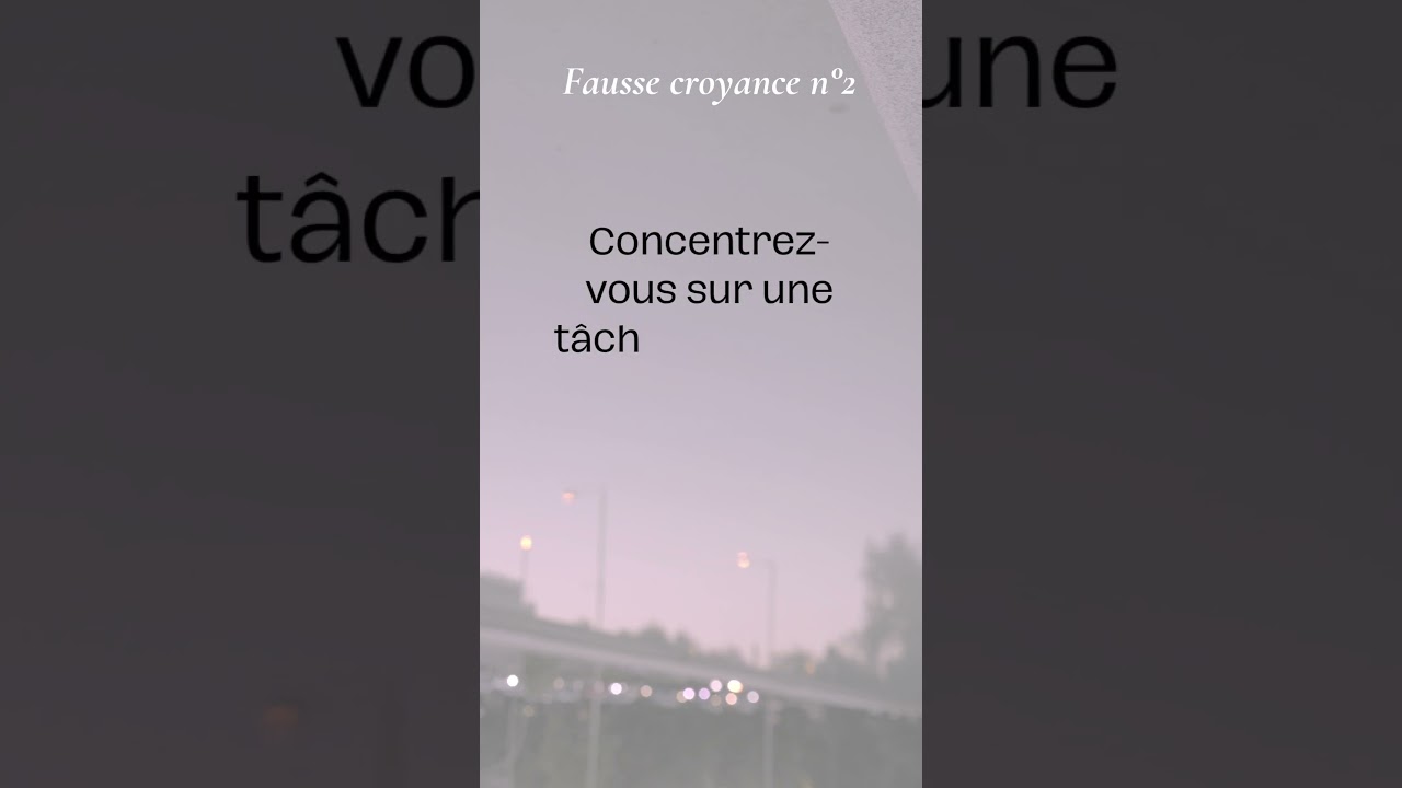 Le multit&acirc;che permet-il de d&eacute;cupler votre productivit&eacute;? #foryoupage #multitaches  #productivit&eacute;
