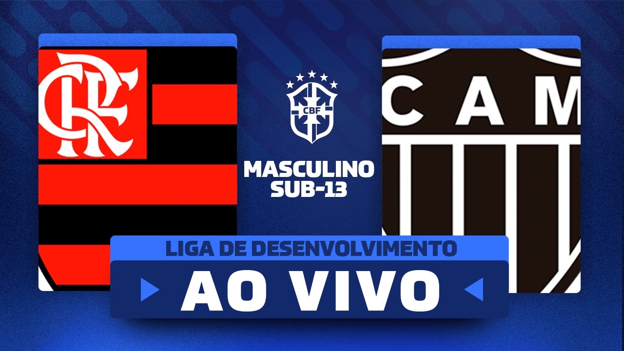 JOGO COMPLETO: FLAMENGO x ATL&Eacute;TICO-MG | LIGA DE DESENVOLVIMENTO MASCULINA SUB-13