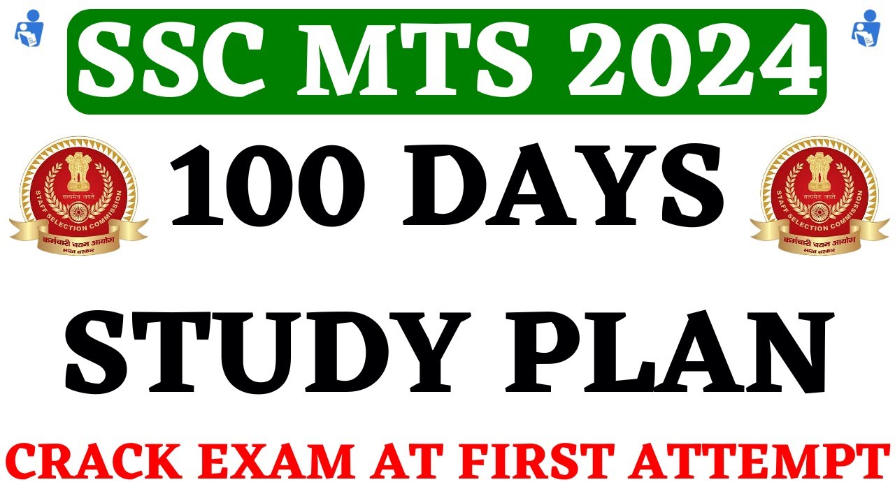 Beginners Study Plan For SSC MTS 2024 in Tamil | 100 Days Study Plan | SSC MTS 2024 Preparation