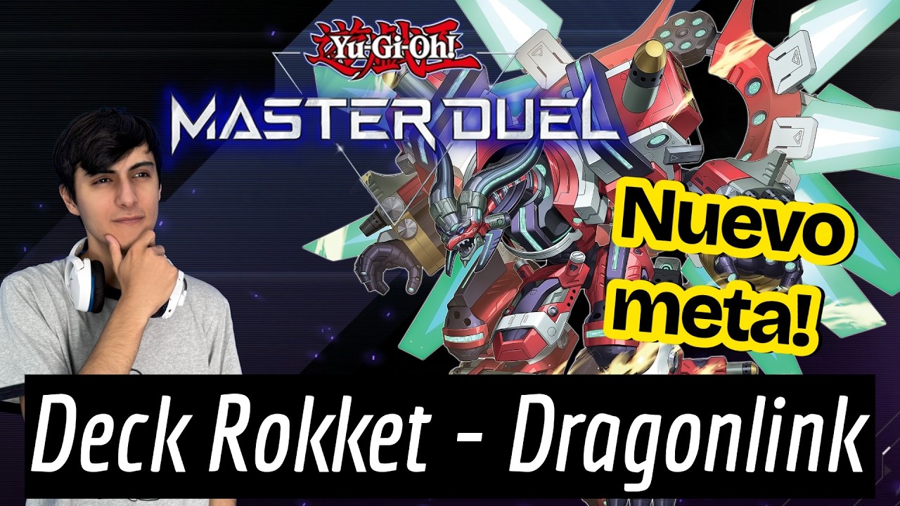 NUEVO ROKKET DRAGON LINK 2026 la mejor manera de jugar el deck! Soporte insano! Yu-Gi-Oh Master duel