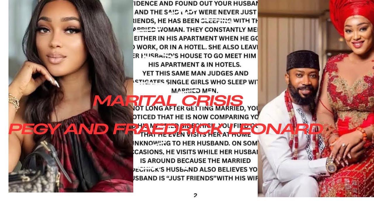 MARITAL CRISIS… PEGY OVIRE ASKED🤷‍♀️ MY OPINION 