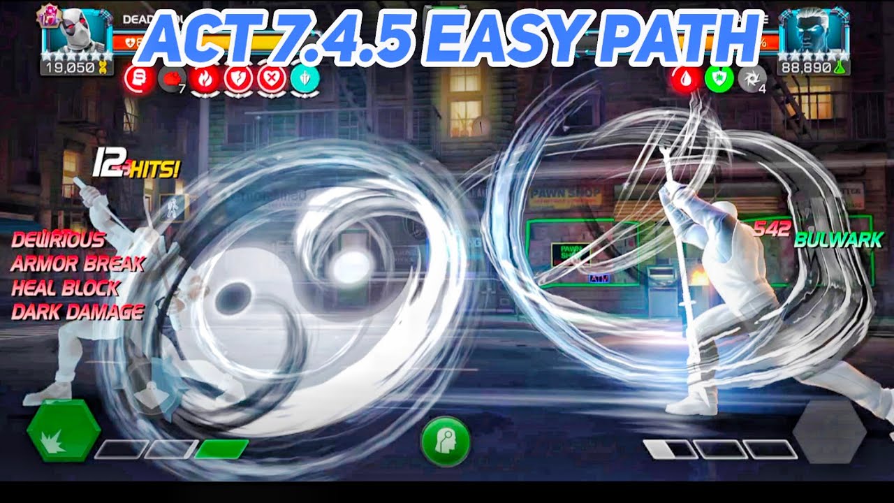 MCOC ACT 7.4.5 EASY PATH COMPLETION GUIDE MARVEL CONTEST OF CHAMPIONS #gaming 