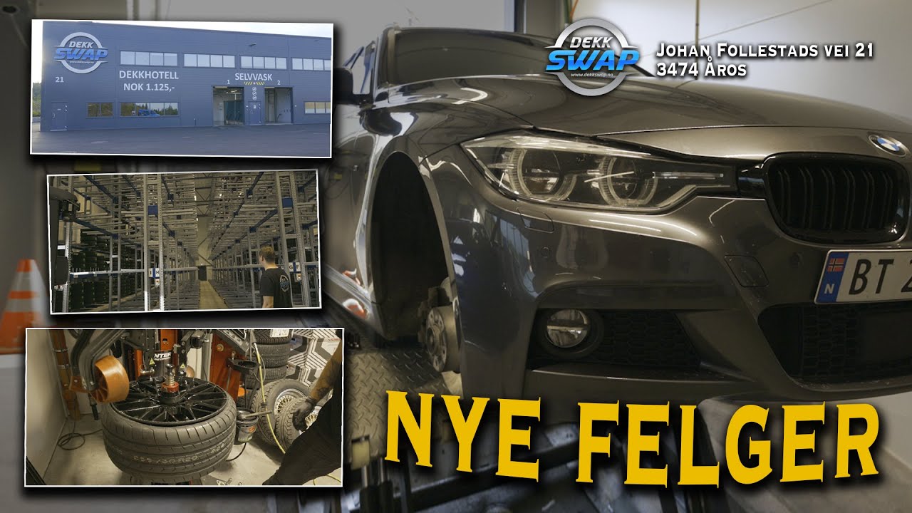 Splitter nye felger og dekk hos DekkSwap