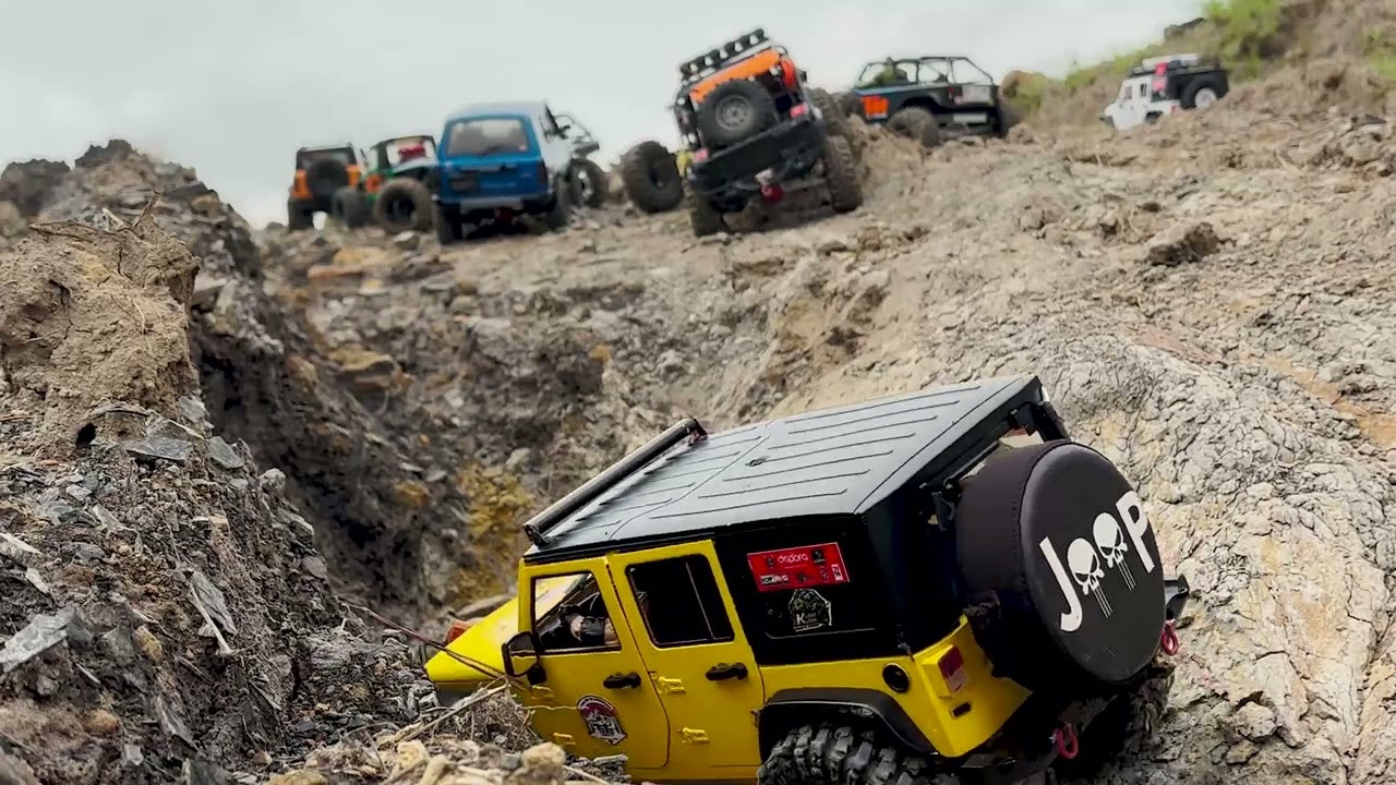 Экстремальное испытание по бездорожью на Mabar RC Adventure в масштабе 1/10!