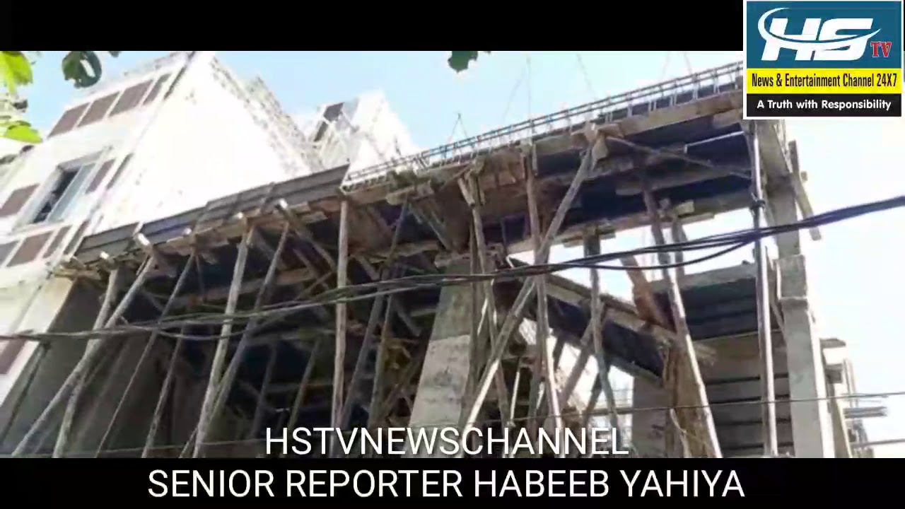 Asif nager gandi stauchi kan Ak building  mei  construction karta waqt water sam  mei uttar
