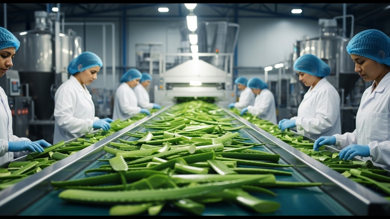 Inside a Modern Aloe Vera Yogurt Factory: From Fresh Aloe Vera to Premium Aloe Vera Yogurt